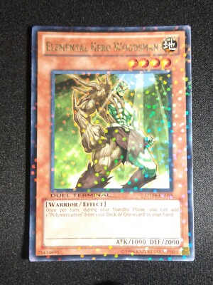 Yu-Gi-Oh! Elemental Hero Woodsman DT04-EN058 Rare Duel Terminal 4 LP-image