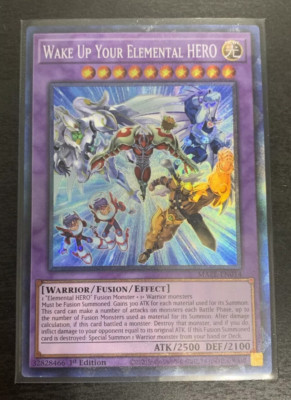 Yugioh Wake Up Your Elemental HERO MAZE-EN014 1st Edition Collector's Rare NM/M-image