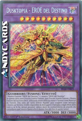 DUSKTOPIA - HERO OF DESTINY (Destiny Hero - Dusktopia) Secret BLLR IT025 • 1Ed-image