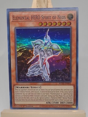 Elemental Hero Spirit Of Neos Super Rare 1st Edition POTE-EN001 Yugioh-image