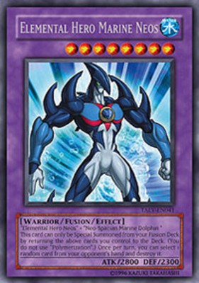 Elemental Hero Marine Neos - TAEV-EN041 - Rare - 1st Edition x1 Moderately Playe-image