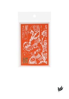 Sunstar Stationery Godzilla Postcard Paper Cutout Card Japanese Art Mothra-image