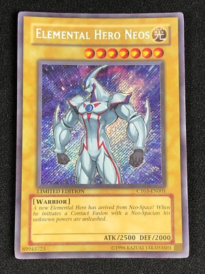 YUGIOH ELEMENTAL HERO NEOS CT03-EN001 SECRET LP-image