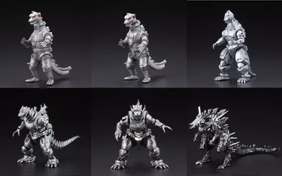 Trading Figures, All 6 Types Set, Gekizo Series, Mechagodzilla No4897 No6 No8687-image