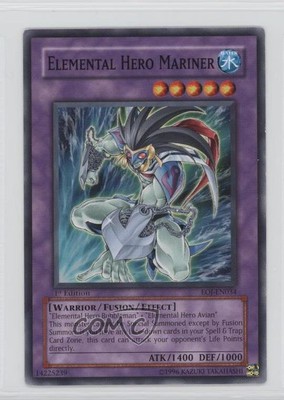 Elemental HERO Mariner 1st Ed. YuGiOh Enemy of Justice #EOJ-EN034 2006 2u3-image