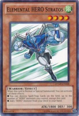 Yugioh! Elemental HERO Stratos - RYMP-EN008 - Common - Unlimited Edition Near Mi-image