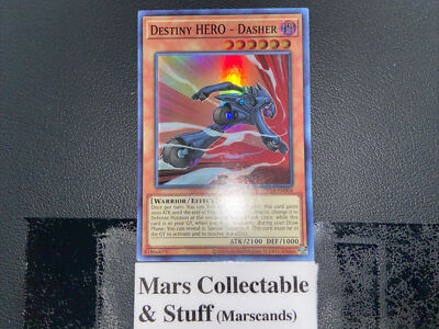 DESTINY HERO - DASHER  SUPER RARE OP18-EN004 1ST EDITION NM!-image