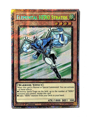 YuGiOh! Elemental HERO Stratos (Starlight Rare) BODE-EN10 LP 1st Edition-image