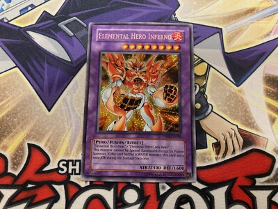 Elemental Hero Inferno PP02-EN010 Secret Rare LP Yugioh Card-image