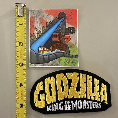 Godzilla (Sticker & Iron On Embroidered Patch) King Of Monsters/Art/Comic/Movie-image
