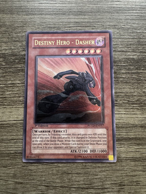 Destiny Hero - Dasher (UTR) POTD-EN017 Power of the Duelist 1st Edition-image