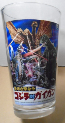 GODZILLA VS GIGAN TOON TUMBLERS PINT GLASS KAIJU MOVIE POSTER ART NEW-image