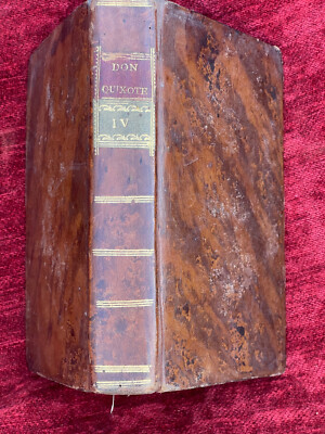Rare Antique Book Volume IV Don Quixote Cervantes Madrid 1797 Engravings & Maps-image