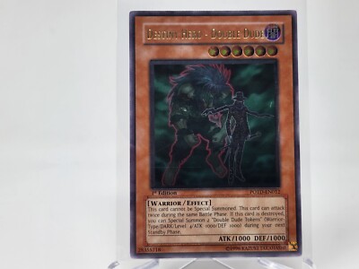 YuGiOh Destiny Hero Double Dude POTD-EN012 Ultimate Rare 1st Edition NM-image