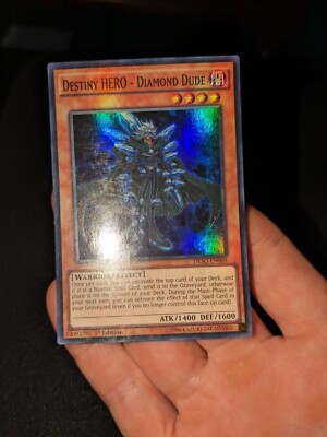 Yu-Gi-Oh! TCG Destiny HERO - Diamond Dude Destiny Soldiers DESO-EN009 1st...-image