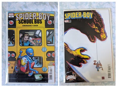 Spider-Boy #11 2024 Cover A & Godzilla Var 1st app New Spider-Girl-image