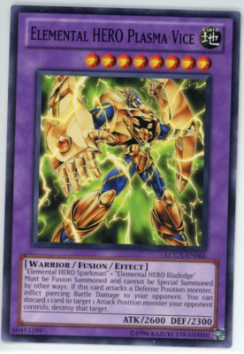 LCGX-EN066 Elemental HERO Plasma Vice Common UNL Edition Mint YuGiOh Card-image