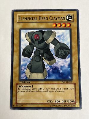 2006 Yu-Gi-Oh! Starter Deck 1st Elemental HERO Clayman YSD-EN009 LP-image