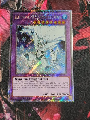 Elemental HERO Absolute Zero (Platinum Secret Rare) RA03-EN231 Quarter...-image