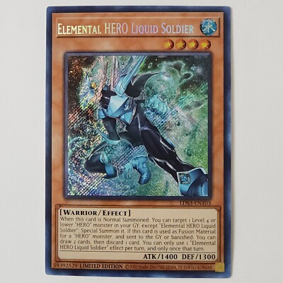 Elemental HERO Liquid Soldier - LDS3-EN103 - NM/VLP - Secret Rare - 1st ed-image
