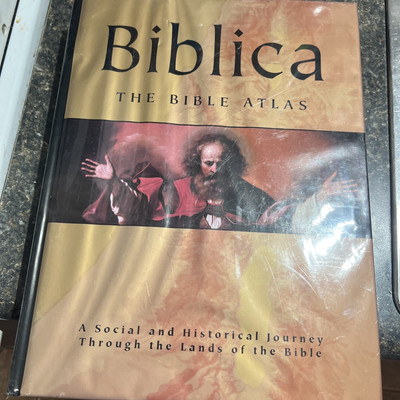 Biblica: The Bible Atlas: A Social and Historical Journey Through the Lan - GOOD-image