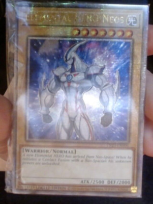 Yugioh! Elemental HERO Neos - TN23-EN006 - Quarter Century Secret Rare - Limited-image