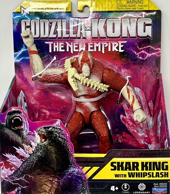 Godzilla x Kong The New Empire Skar King with Whiplash Action Figure 2024 New-image