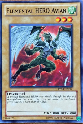 Elemental HERO Avian - RYMP-EN001 Common 1st Edition YuGiOh TCG Card-image