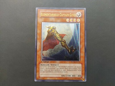 Yugioh - Elemental Hero Captain Gold FOTB-EN014 Ultimate 1st Edition - German-image