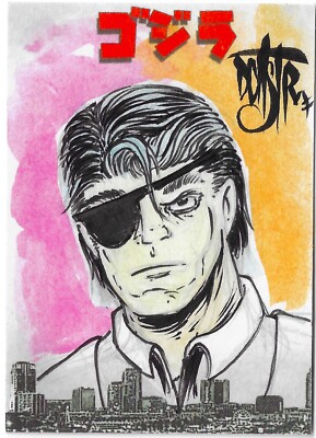 PFLB Godzilla Day (2022) Exclusive ARG Sketch Card w Original Dr Serizawa Art-image