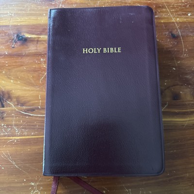 Holy Bible KJV Giant Print Red Letter Thumb Index 1976 Nelson 544BG EC-image