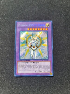 Yu-Gi-Oh! TCG Elemental HERO The Shining PRC1-ENV01 Limited Ed. Secret Rare NM-image