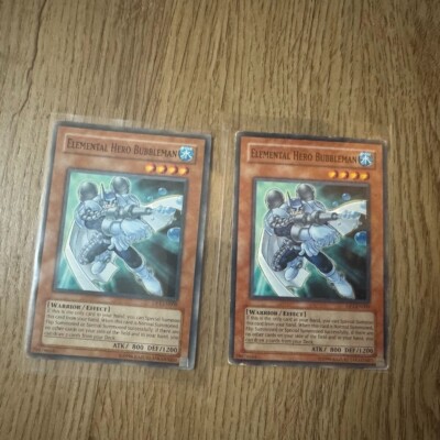 2X  Elemental Hero Bubbleman DP1-EN009 | Common | YuGiOh! MP-image