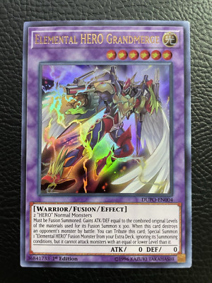 Elemental Hero Grandmerge (DUPO-EN004) Ultra Rare 1st Ed NM-image