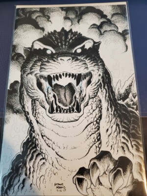 Godzilla's Monsterpiece Theatre #1 / 2024 NYCC / ART ADAMS Sketch / LTD 500 / NM-image