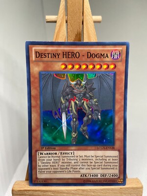 Destiny HERO - Dogma - Super Rare 1st Edition LCGX-EN128 - LP - YuGiOh-image