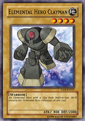 Elemental Hero Clayman - YSDJ-EN007 - Common - 1st Edition - Moderately Played-image