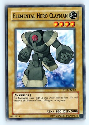 Yu-Gi-Uh Elemental Hero Clayman #TLM-EN003 The Lost Millennium tcg LP-image