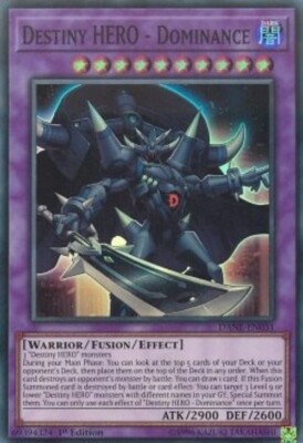 Yugioh-Destiny HERO - Dominance-Super Rare-UNL-DANE EN031 (NM)-image