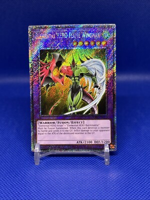Yugioh Elemental HERO Flame Wingman RA03-EN152 Platinum Secret Rare 1st Ed NM-image