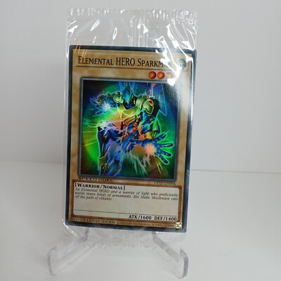 Elemental HERO Sparkman (OPTP-EN004) Yugioh Speed Duel Super Rare Sealed Promo-image