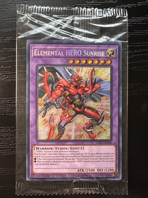 Elemental HERO Sunrise - Sealed - LDS3-EN104 - Secret Rare - Limited Edition-image