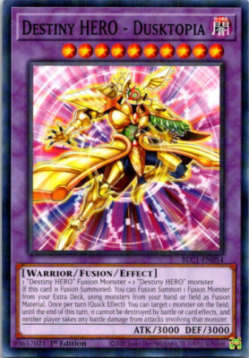 Destiny HERO - Dusktopia BLC1-EN054 Yu-Gi-Oh! Near Mint 1st Edition-image