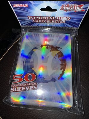 Yu-Gi-Oh! Elemental Hero Card Sleeves (50-pack)-image
