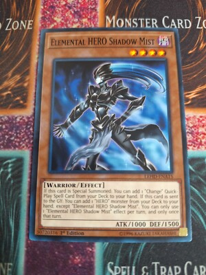 Yu-Gi-Oh! TCG Elemental HERO Shadow Mist LEHD-ENA15 Common 1st Edition Near Mint-image