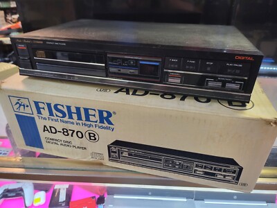Fisher Studio Standard AD 870 Digital CD Player Working in Original Box-image