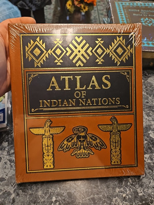 ATLAS OF INDIAN NATIONS - NAT GEO - Easton Press - Anton Treuer - SEALED-image
