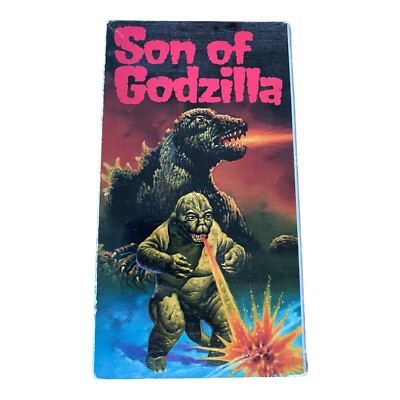 Vintage Son of Godzilla 1967 Video Treasures VHS (1987) Rare Toho Co. LTD-image