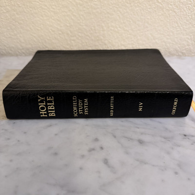 Oxford Scofield Study Bible - NIV Indexed Red Letter - 6374RRL 2004 Leather-image