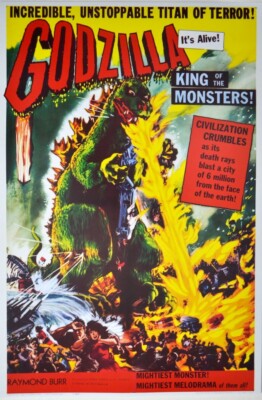 Japanese GODZILLA Movie Print King of the Monsters-image